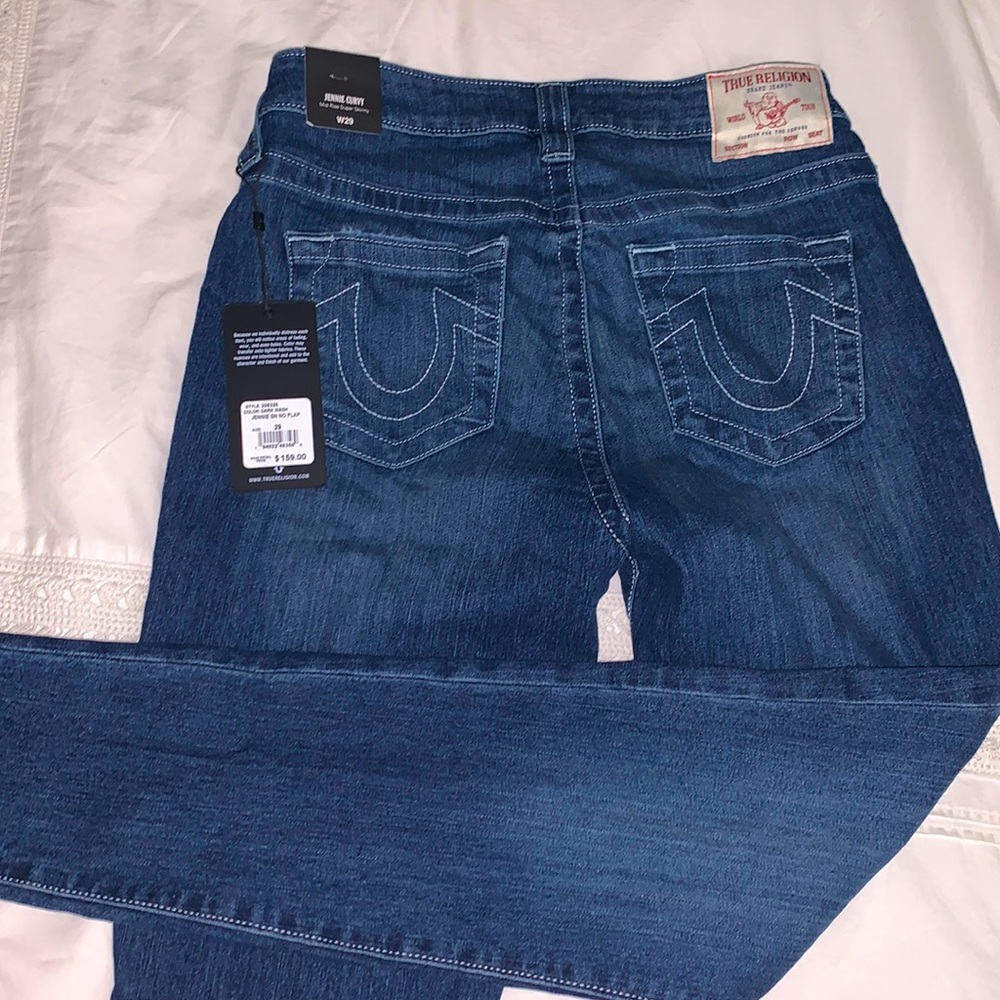 TRUE RELIGION women’s dark wash jeans size 29